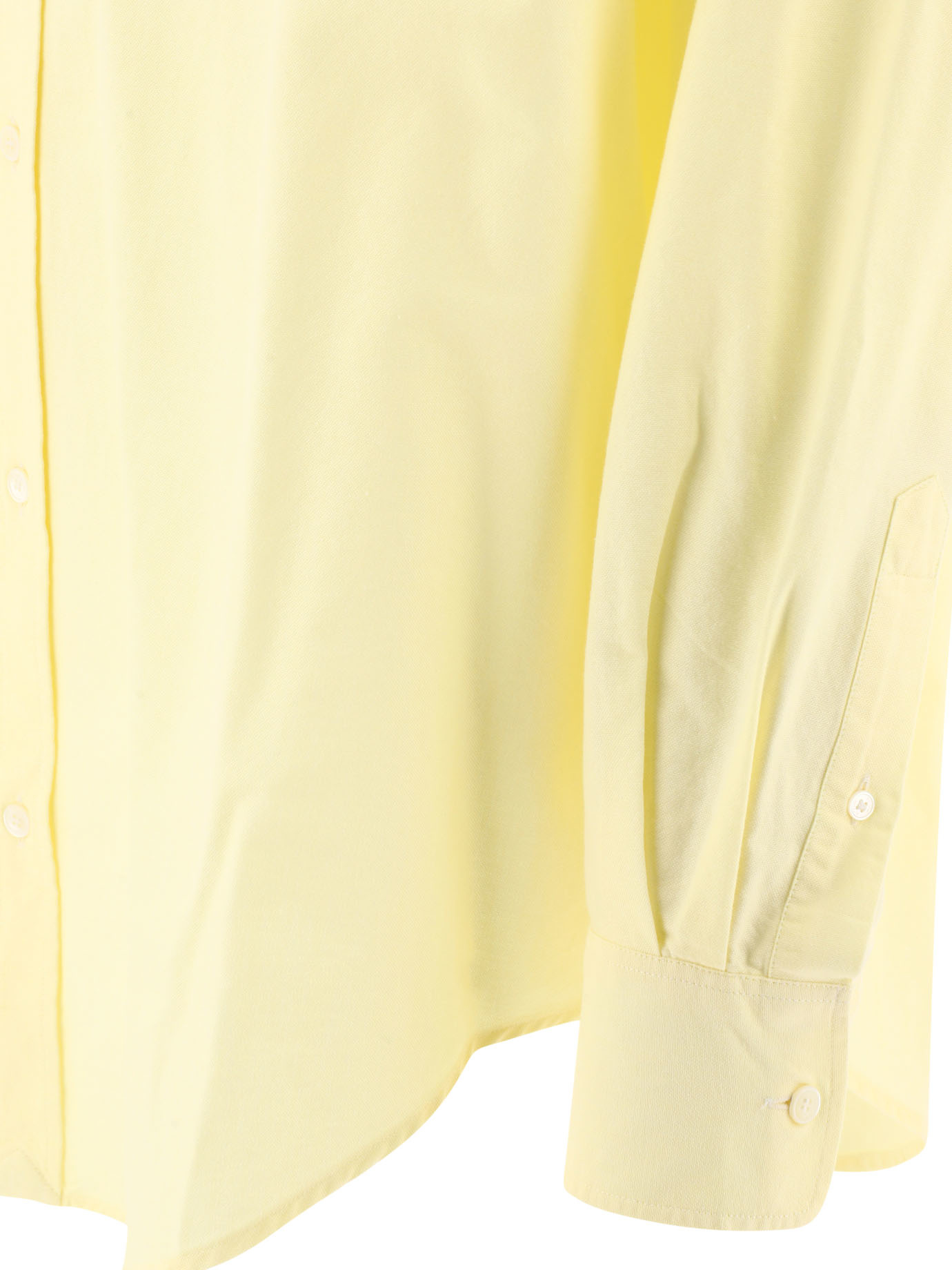 MAISON KITSUNÉ Yellow Contour Fox Head shirt